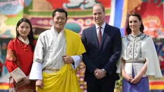 Prince William and Kate Meet Bhutan's King and Queen