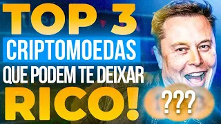 TOP 3 CRIPTOMOEDAS QUE PODEM DEIXAR VOCÊ RICO !!