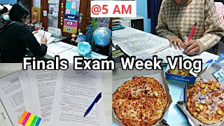 FINALS EXAM VLOG | Productive Finals Study Vlog📝| Days full of Study + Hardwork | Pragati shreya💕