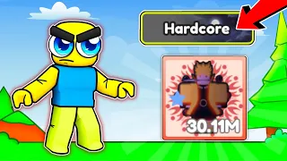 I Got *STRONGEST* NEW HARDCORE HERO in Anime Racing Clicker!!!