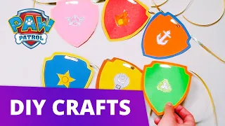 Make Your Own PAW Patrol Badge! DIY Arts and Crafts for Kids - PAW Patrol Official & Friends