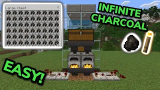 BEST 1.20 CHARCOAL FARM TUTORIAL in Minecraft Bedrock (MCPE/Xbox/PS/Switch/PC)