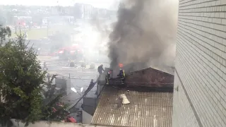 Пожежа на складі автопокришок (Хмельницький) 2019.05.22