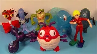 2009 MONSTERS vs ALIENS SET OF 8 McDONALD'S HAPPY MEAL MOVIE FIGURES VIDEO REVIEW