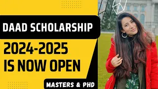 DAAD Scholarship 2024/2025 for studying in Germany | Masters & PhD