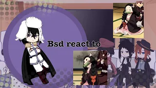 Bsd react to Nezuko