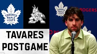 John Tavares Post Game | Toronto Maple Leafs vs Arizona Coyotes - January 12, 2022