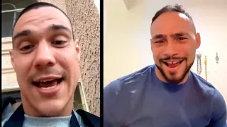 Annoyed Tim Tszyu CRASHES Keith Thurman interview with Shawn Porter!