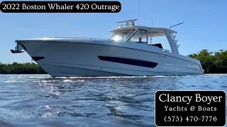 Boston Whaler 420 Outrage 2022 Available at MarineMax Fort Myers, FL Clancy Boyer