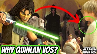Why Quinlan Vos was in the Phantom Menace? #shorts