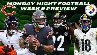 Bears vs Steelers Monday Night Football Preview:  Week 9 (2021)