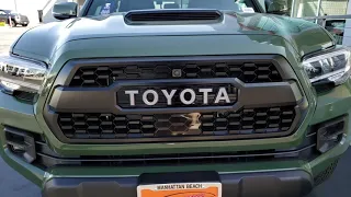 2020 Army Green Toyota Tacoma 4x4 TRD Pro