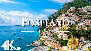 FLYING OVER POSITANO (4K UHD) - Relaxing Music Along With Beautiful Nature Videos - 4K Video HD