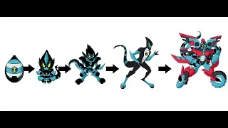 ben10 evolution xlr8 from egg to ultimate form fan art