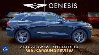 2024 Genesis GV70 | BEST Value Luxury Compact SUV? | GV70 AWD 2.5T Sport Prestige Review
