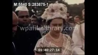 Queen Elizabeth II visits Bangalore, 1961