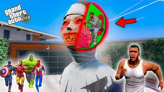 Franklin Control Evil Nun Brain To Destroy Los Santos in GTA 5 | GTA 5 AVENGERS | A.K GAME WORLD