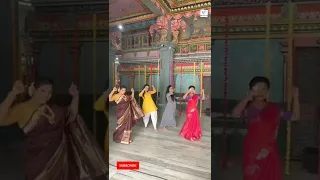 Chithi-2 Venba, Mallika 💛💗 || Shooting spot atrocities || Team dance performance || Trending || Cute