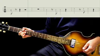 Bass TAB : There's A Place - The Beatles