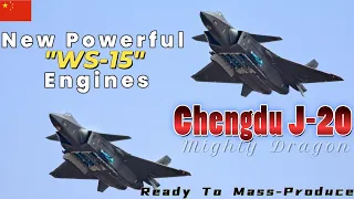 World Shocked ?? Footage China Testing a Chengdu J-20 with twin WS-15  Engines to rival the US F-22