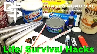 12 Life/ Survival Hacks Everyone Should Know!