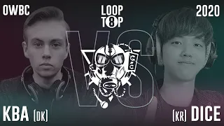 KBA vs DICE | Online World Beatbox Championship Loopstation Battle | 1/4 FINAL