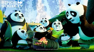 Kung Fu Panda 3 | Descubriendo la villa secreta de pandas