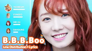 WJSN - B.B.B.Boo (Line Distribution + Lyrics Karaoke) PATREON REQUESTED