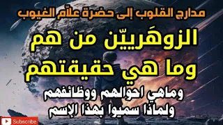 مدارج القلوب إلى حضرةعلاّم الغيوب,الزوهرييّن من هم وماهي حقيقتهم  ووظائفهم ولماذا سميّوا بهذا الإسم؟