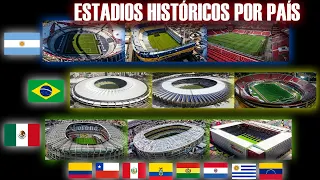 🔥TOP 3 - ESTADIOS con MEJOR HISTORIA DEPORTIVO en CADA PAÍS