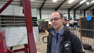 Video 129 Restoration of Lancaster NX611 Year 5.   Lancaster Wing Jig complete