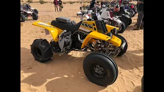 Three Yamaha Banshee Ride to Oldsmobile Hill Glamis CA