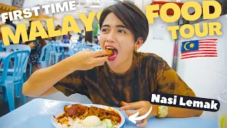 First Time Trying NASI LEMAK | Malaysia's Famous Food : Episode 3 🇲🇾