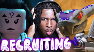 THE CYRSTAL KING IS RECRUITING!!!! FIRST TIME WATCHING LEGO NINJAGO SEASON 15 EPISODE 7-9 REACTION