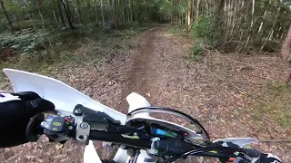 Enduro Husqvarna TE 250 first ride