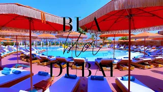 [4K] Bla Bla Beach club JBR Dubai Marina July 2023