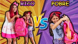 RICO VS POBRE FAZENDO AMOEBA / SLIME #12 | Biankinha
