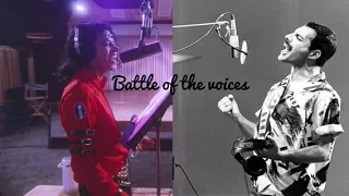 Michael Jackson Vs Freddie Mercury Acapella studio vocals