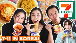 Lunch at Korean 7-ELEVEN Convenience Store in Seoul