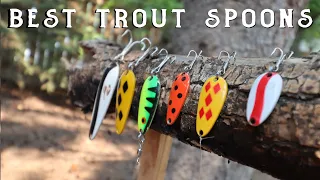 BEST Spoons For Catching Rainbow Trout! How To Fish For Stocked Trout! Kayak Fishing Saskatchewan