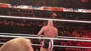 Wrestlemania 35 Baron Corbin vs Kurt Angle My View