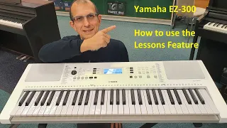 Yamaha PSR-EZ300 Keyboard | How to use the Lessons Feature | Rimmers Music