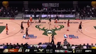 Giannis travel is so funny 🤣 Bucks vs Suns game 6