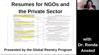 Writing a Compelling Resume for NGOs and the Private Sector