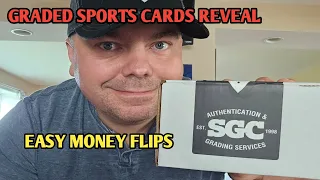 EASY MONEY FLIPS.  SPORTS CARDS SGC REVEAL.  BEST WAY TO MAKE MONEY.