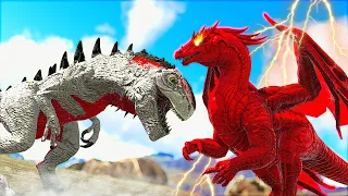 Com a Ajuda do Red Dragon, Serei o Mais PODEROSO! Godzilla X Kong! - ARK DINOSSAUROS