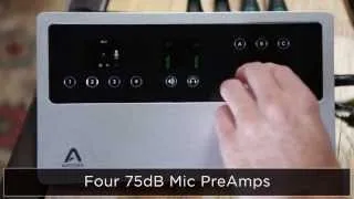 Apogee Quartet Interface and Control - Overview | Full Compass