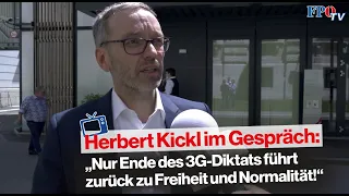 Herbert Kickl im Gespräch: "Nur Ende des 3G-Diktats führt zurück zu Freiheit und Normalität!"