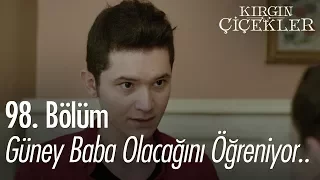 Güney baba olacağını öğreniyor.. - Kırgın Çiçekler 98. Bölüm