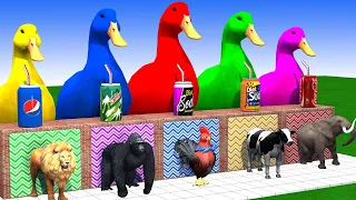 5 Giant Duck, Monkey, Piglet, chicken, dog, cat, cow, Sheep, Transfiguration funny animal 2023